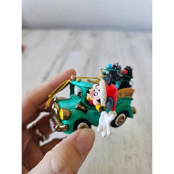 Enesco Mickey's trees truck car ornament vintage Xmas tree - Picture 3 of 10